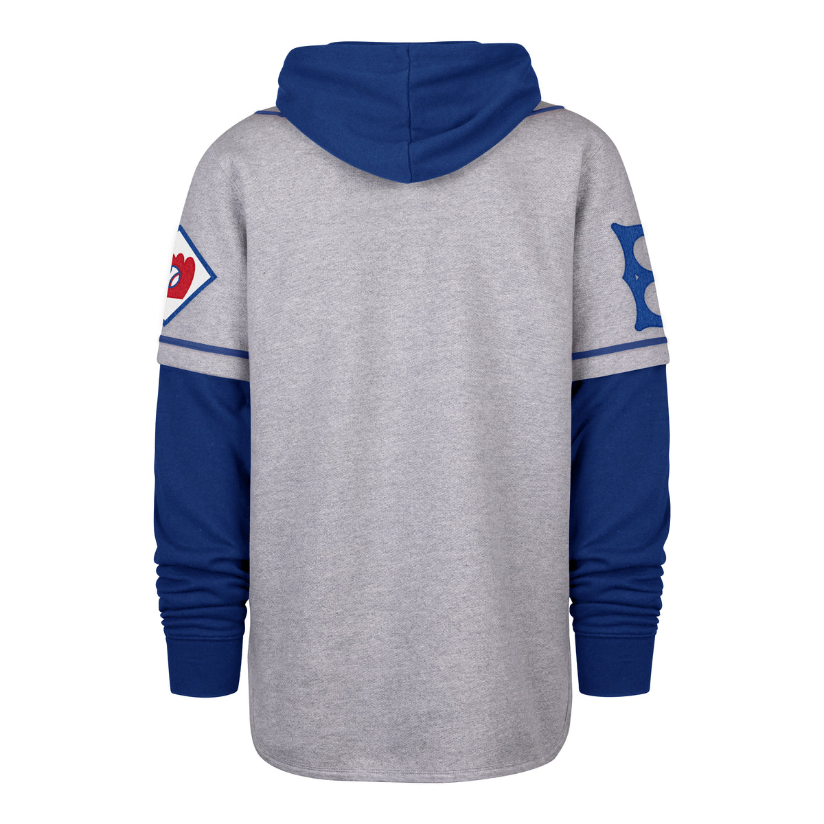 LOS ANGELES DODGERS COOPERSTOWN GAME FELT FIFTIES '47 SHORTSTOP PULLLOVER HOOD