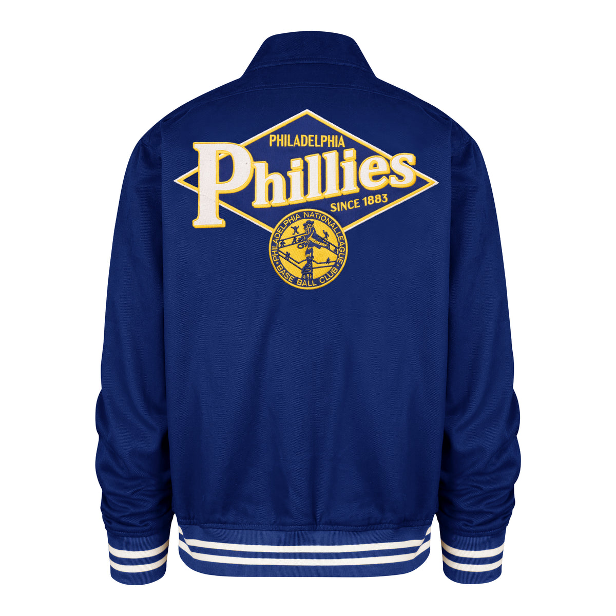 PHILADELPHIA PHILLIES COOPERSTOWN GOLDEN DIAMOND '47 HOMESTEAD JACKET