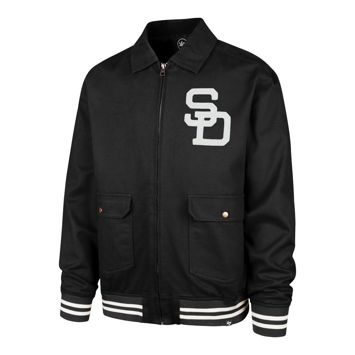 SAN DIEGO PADRES COOPERSTOWN GOLDEN DIAMOND '47 HOMESTEAD JACKET