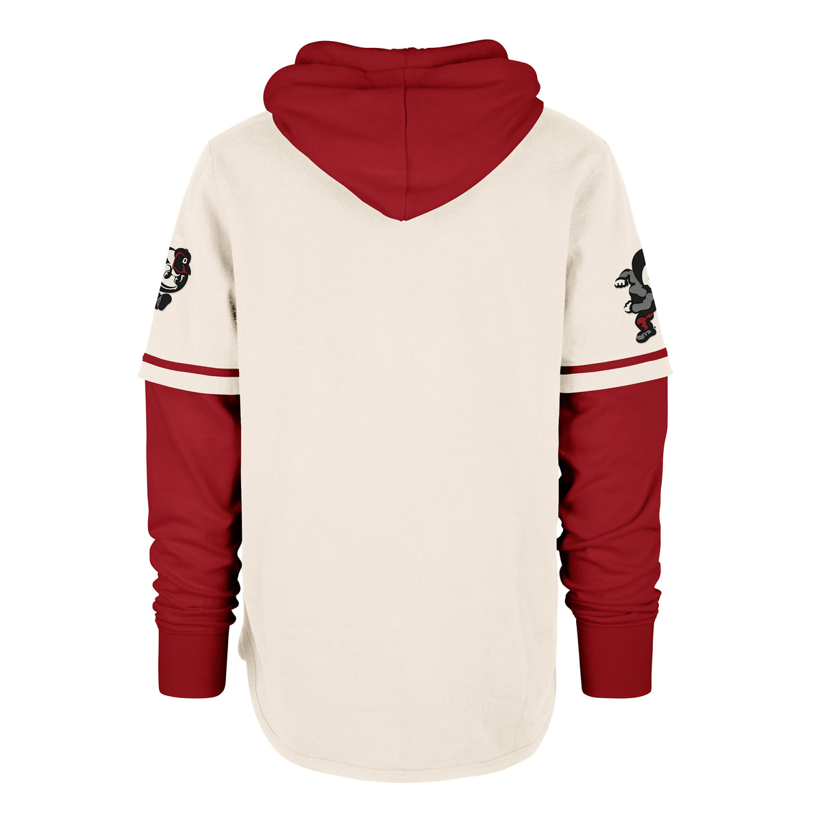 OHIO STATE BUCKEYES VINTAGE TRIFECTA '47 SHORTSTOP PULLOVER HOOD
