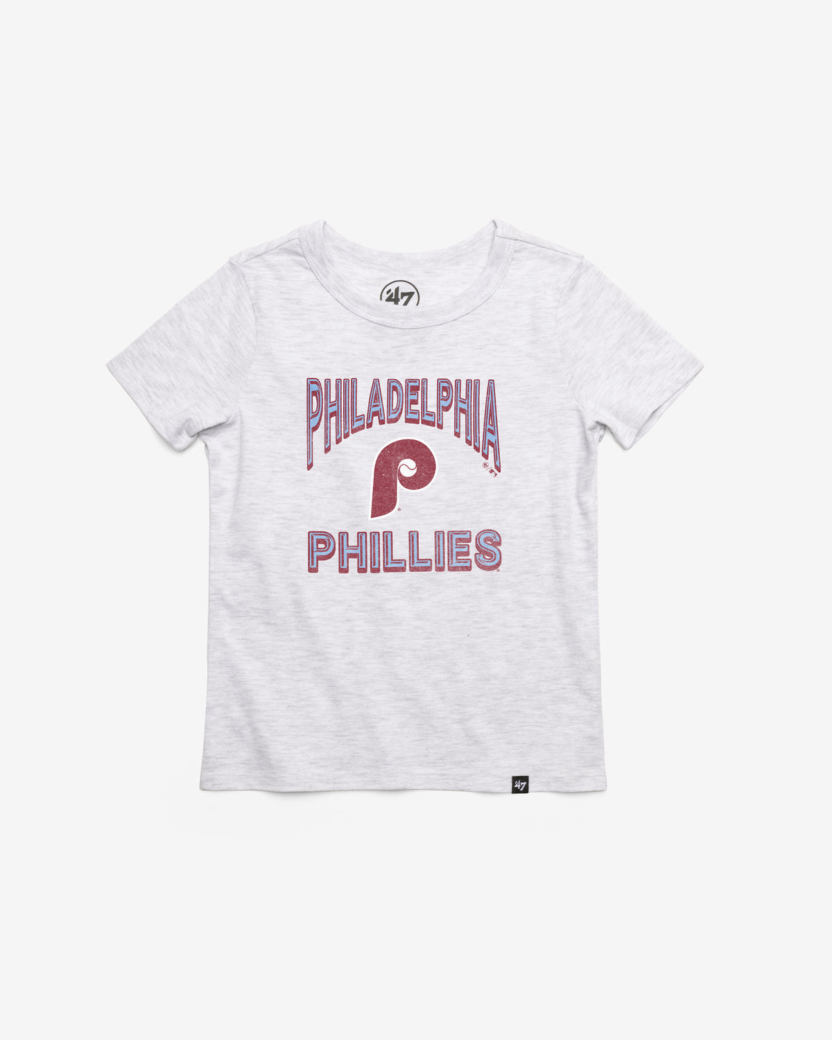 PHILADELPHIA PHILLIES COOPERSTOWN FAN OUT '47 FRANKLIN TEE KIDS