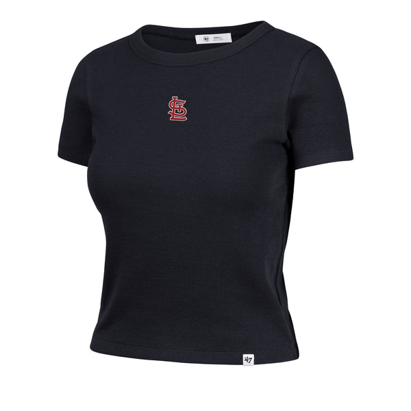 ベイビーリーフ ST. LOUIS CARDINALS MICRO EMB '47 BABY RIB TEE WOMENS