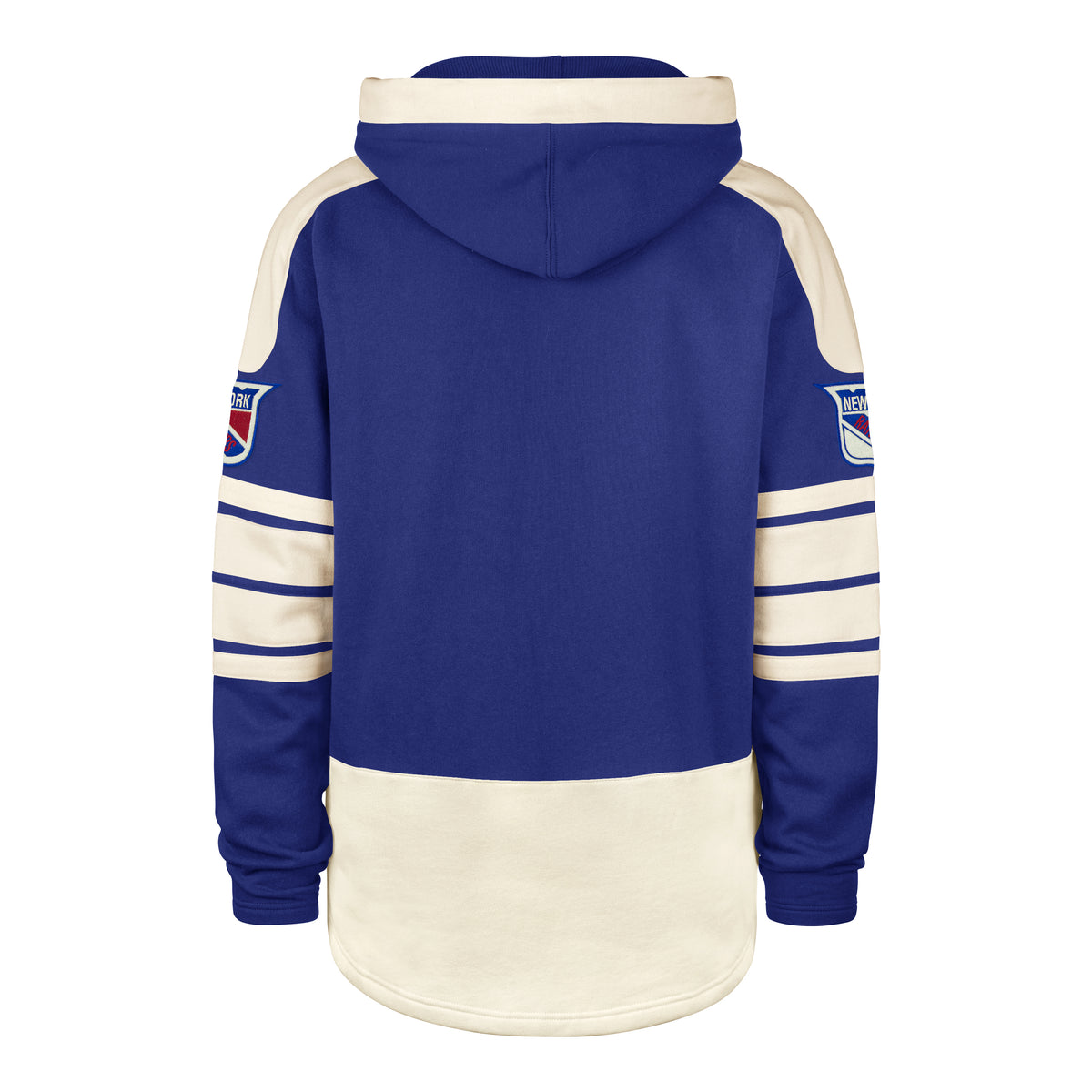 OLD TIME HOCKEY NEW YORK RANGERS VINTAGE BLUE LINE HERITAGE '47 LACER