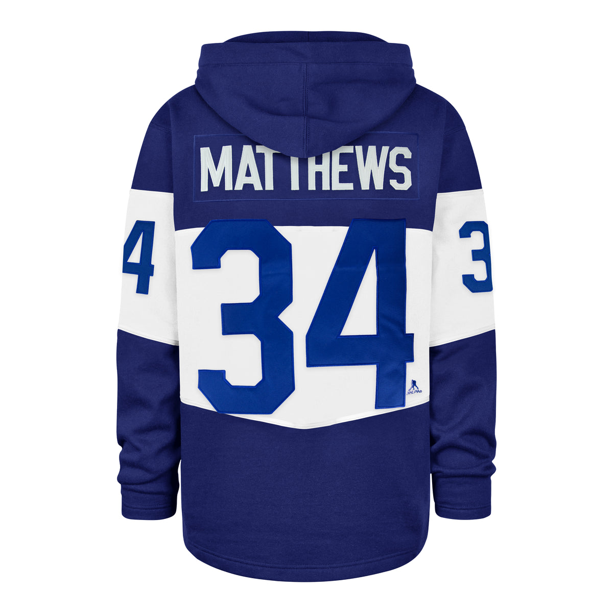 TORONTO MAPLE LEAFS AUSTON MATTHEWS '47 RUN POINT LACER HOOD