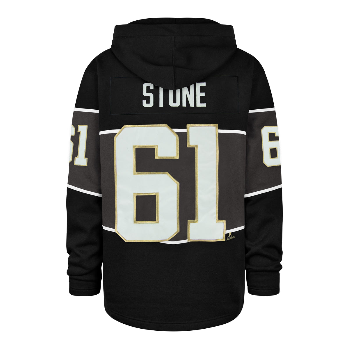 VEGAS GOLDEN KNIGHTS MARK STONE '47 RUN POINT LACER HOOD