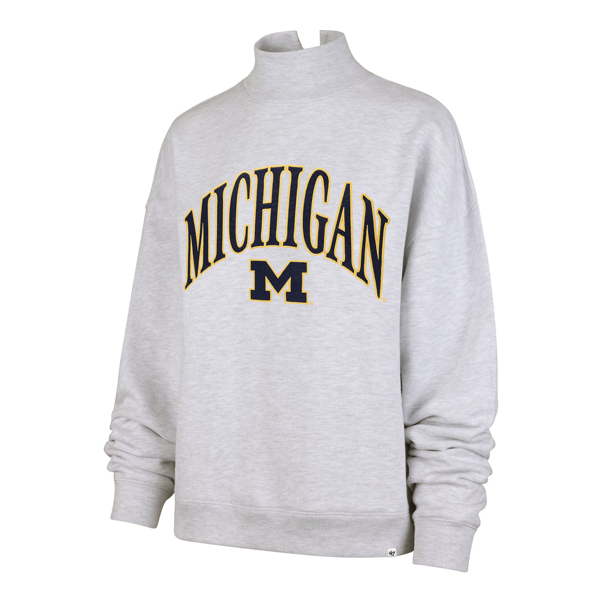 MICHIGAN WOLVERINES VANTAGE '47 MOCK NECK PULLOVER WOMENS