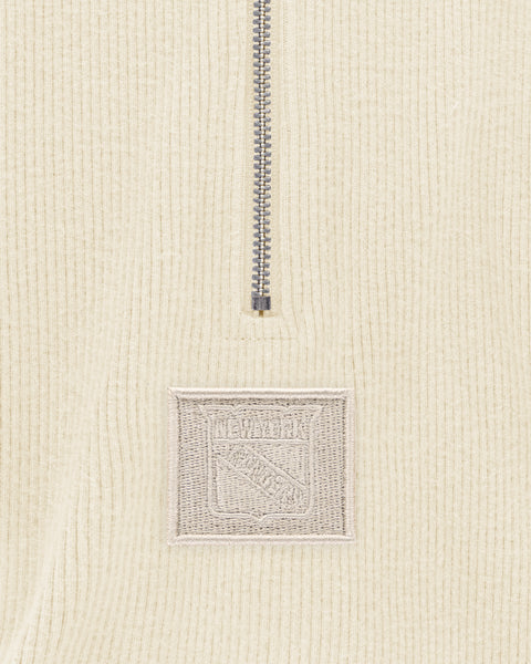 NEW YORK RANGERS TRANQUILITY '47 RIB HALF ZIP WOMENS