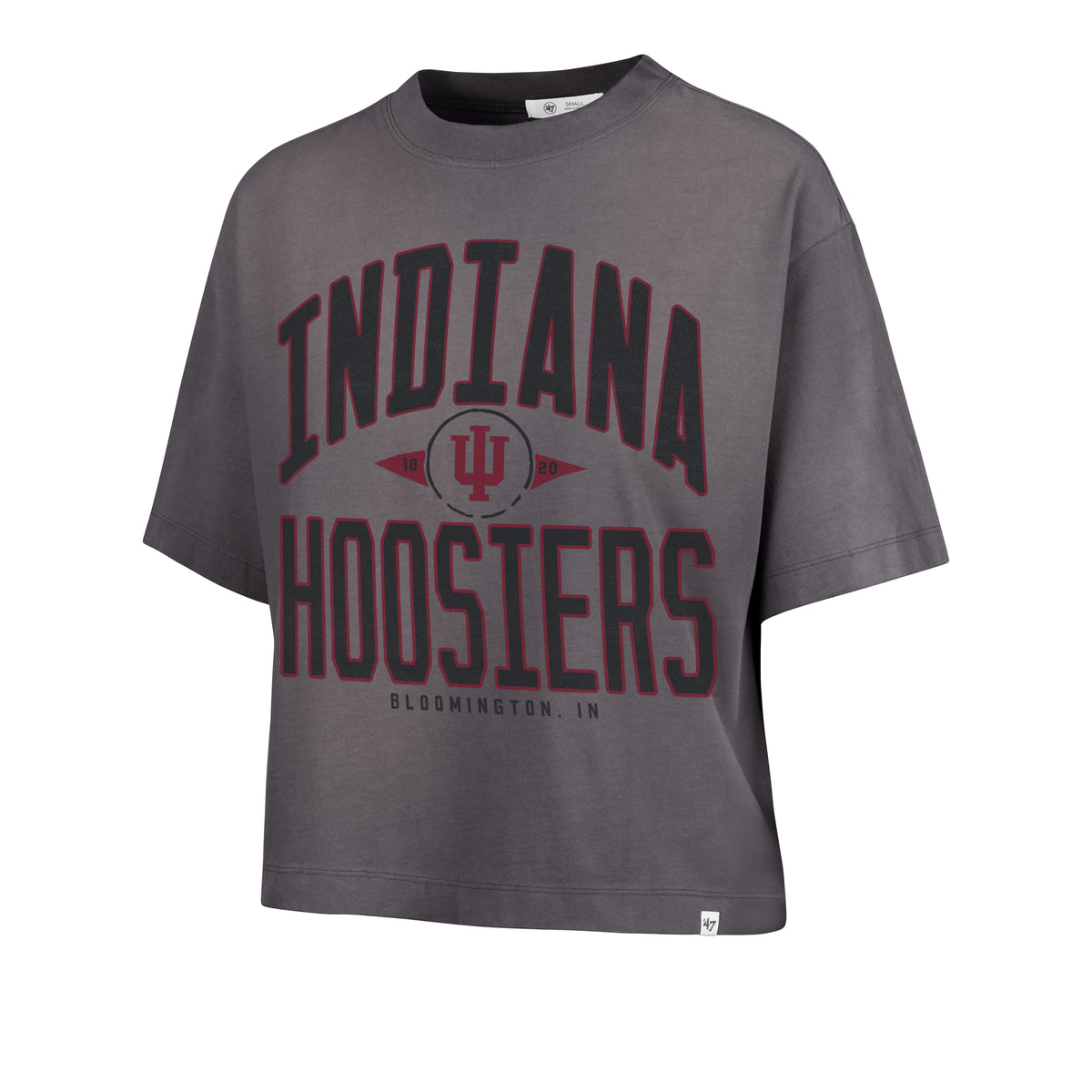 INDIANA HOOSIERS WINDTHROW '47 RAVINE CROP TEE WOMENS