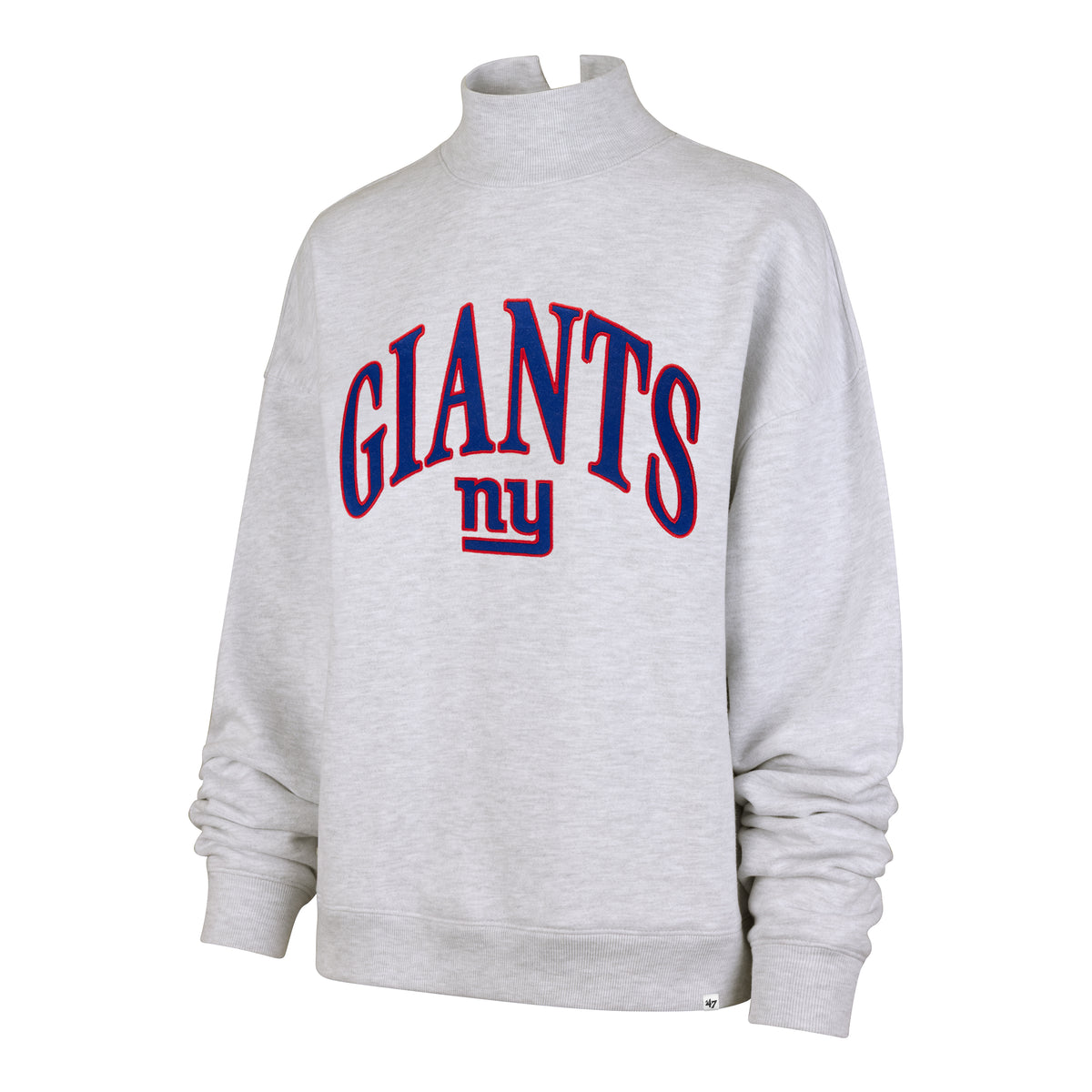 NEW YORK GIANTS VANTAGE '47 MOCK NECK PULLOVER WOMENS