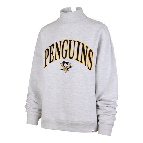 PITTSBURGH PENGUINS VANTAGE '47 MOCK NECK PULLOVER WOMENS
