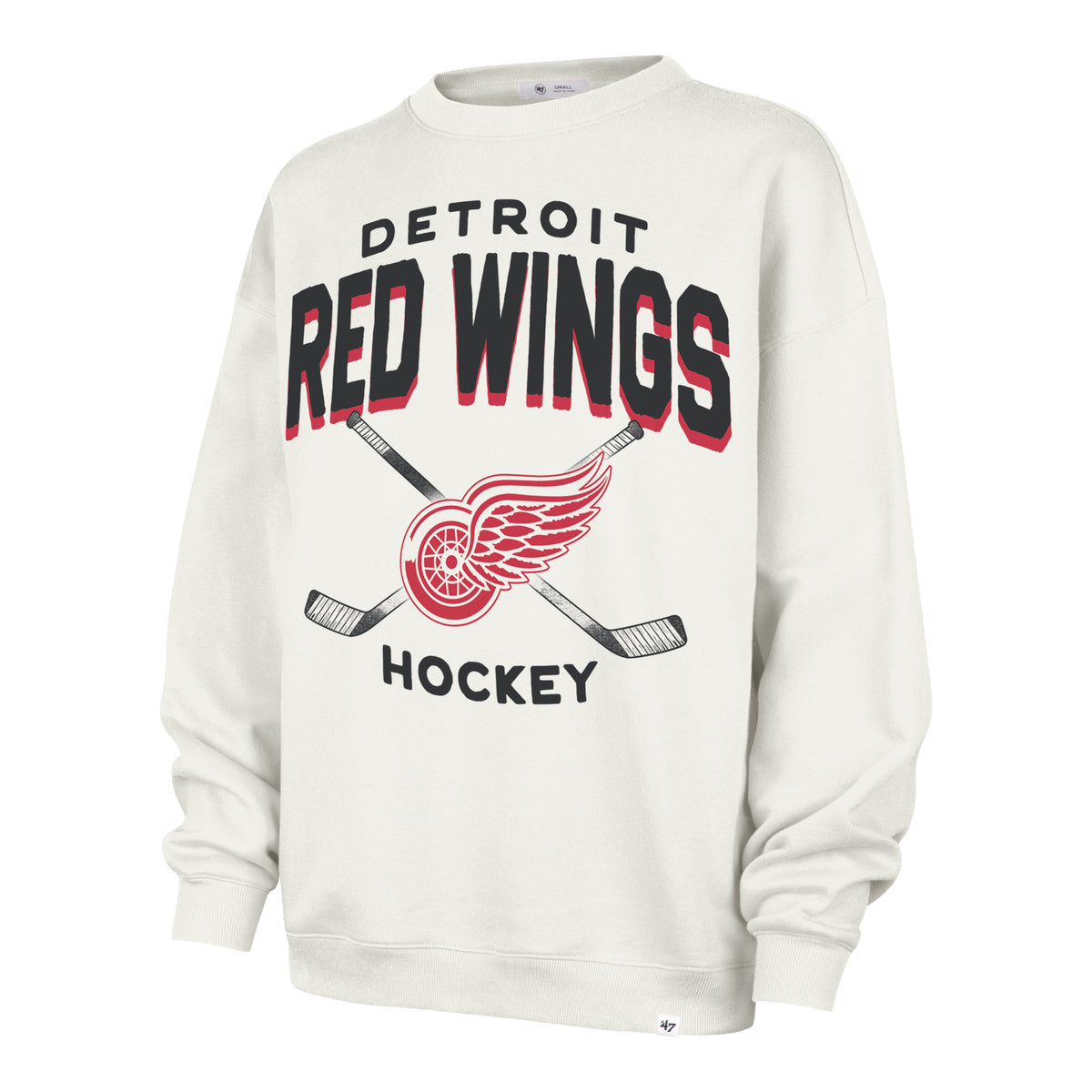 DETROIT RED WINGS ARCH CLOUD '47 OVERSIZED CREW WOMENS