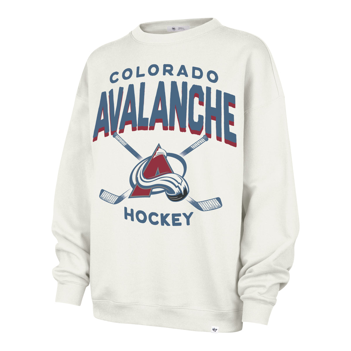 COLORADO AVALANCHE ARCH CLOUD '47 OVERSIZED CREW WOMENS