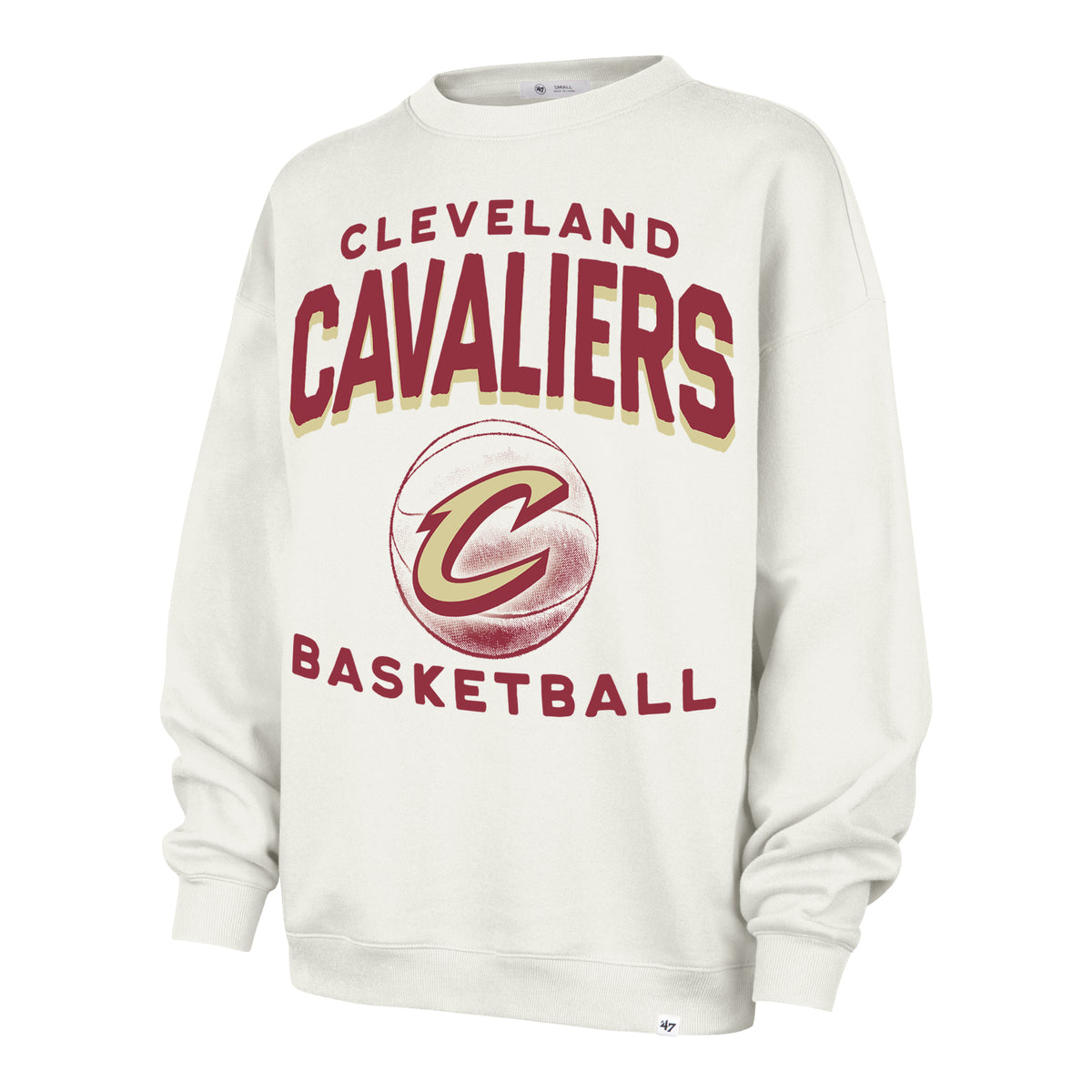 CLEVELAND CAVALIERS ARCH CLOUD '47 OVERSIZED CREW WOMENS