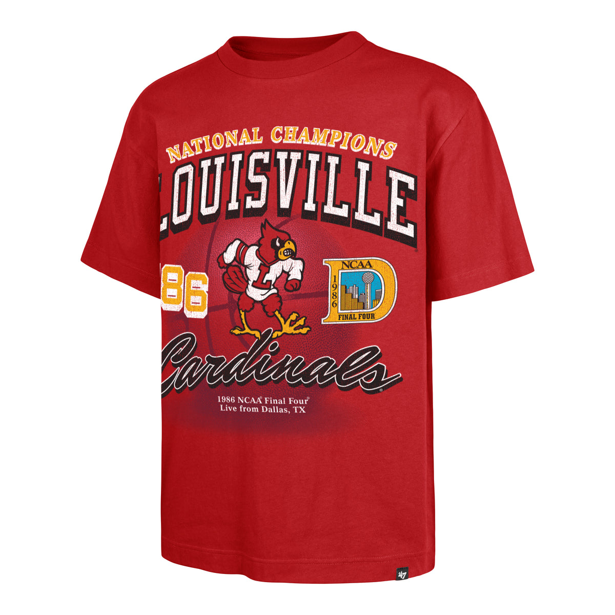 LOUISVILLE CARDINALS RAH RAH '47 FOUNDATION TEE