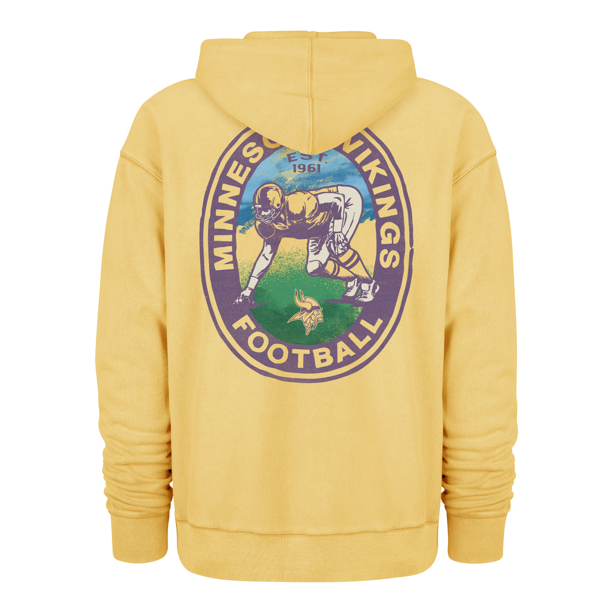 MINNESOTA VIKINGS BOOT PATH '47 RAVINE FLEECE HOOD