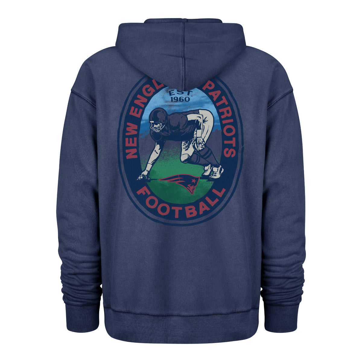 NEW ENGLAND PATRIOTS BOOT PATH '47 RAVINE FLEECE HOOD