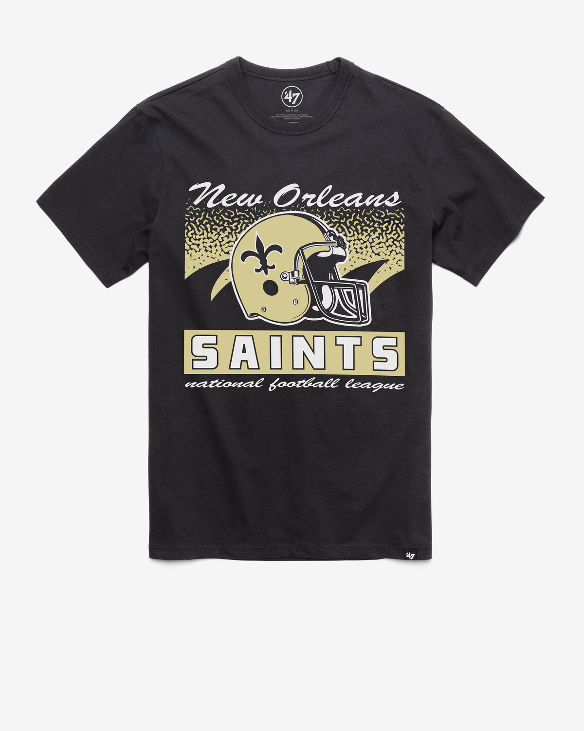 NEW ORLEANS SAINTS HISTORIC WAVER '47 FRANKLIN TEE