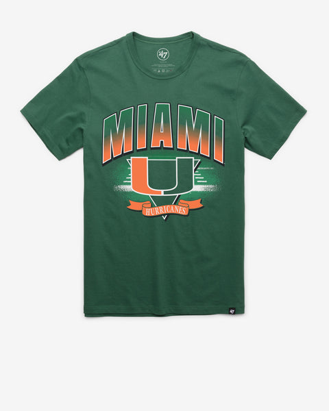 MIAMI HURRICANES ARENA FADE '47 FRANKLIN TEE