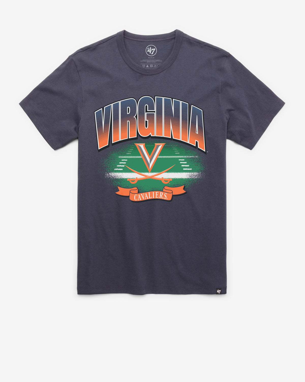 VIRGINIA CAVALIERS ARENA FADE '47 FRANKLIN TEE