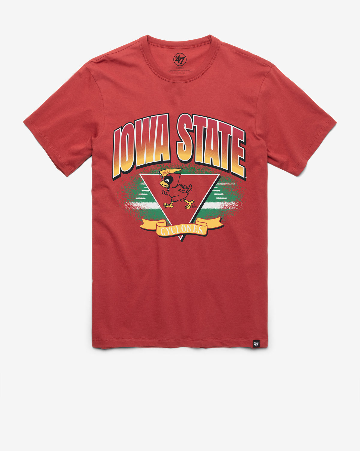 IOWA STATE CYCLONES VINTAGE ARENA FADE '47 FRANKLIN TEE