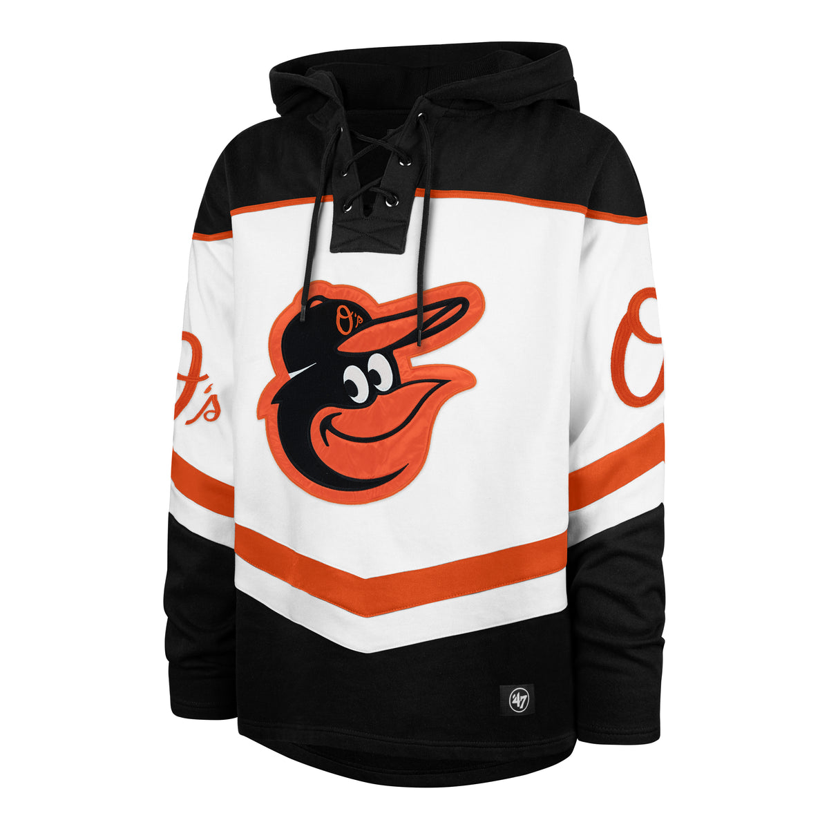 BALTIMORE ORIOLES TRI SATIN LAYUP '47 LACER