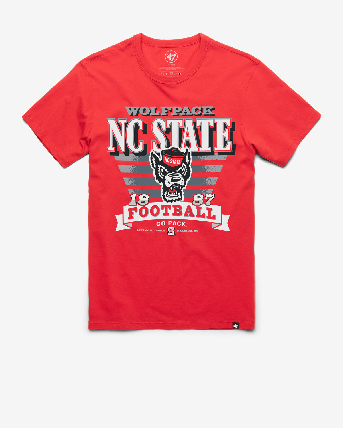 NORTH CAROLINA STATE WOLFPACK STRIPE SPLASH '47 FRANKLIN TEE