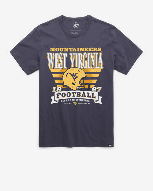 WEST VIRGINIA MOUNTAINEERS STRIPE SPLASH '47 FRANKLIN TEE