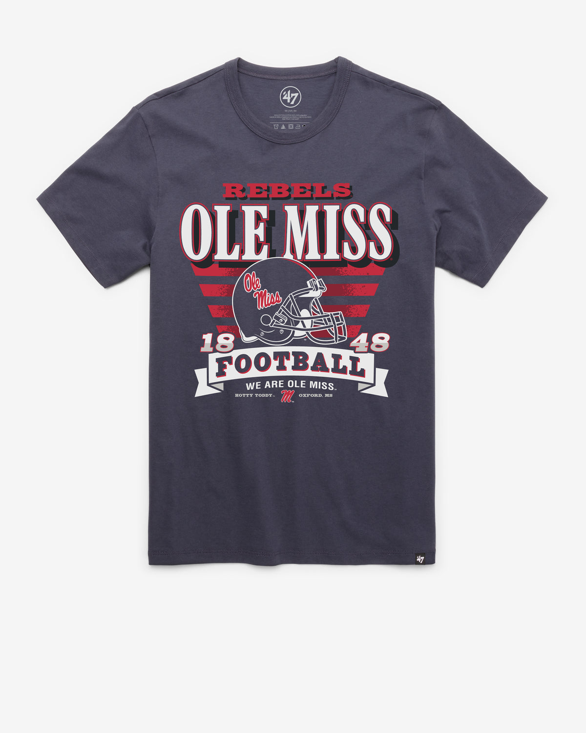 MISSISSIPPI REBELS STRIPE SPLASH '47 FRANKLIN TEE