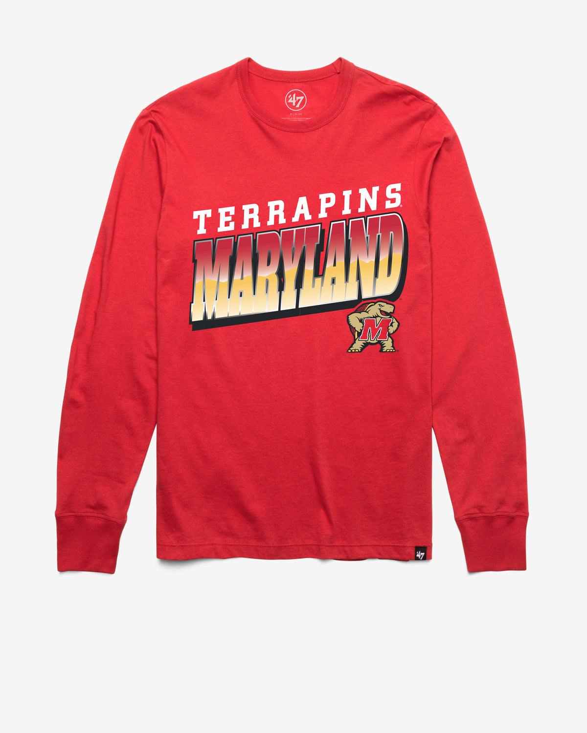 MARYLAND TERRAPINS POLISHED '47 FRANKLIN LONG SLEEVE TEE