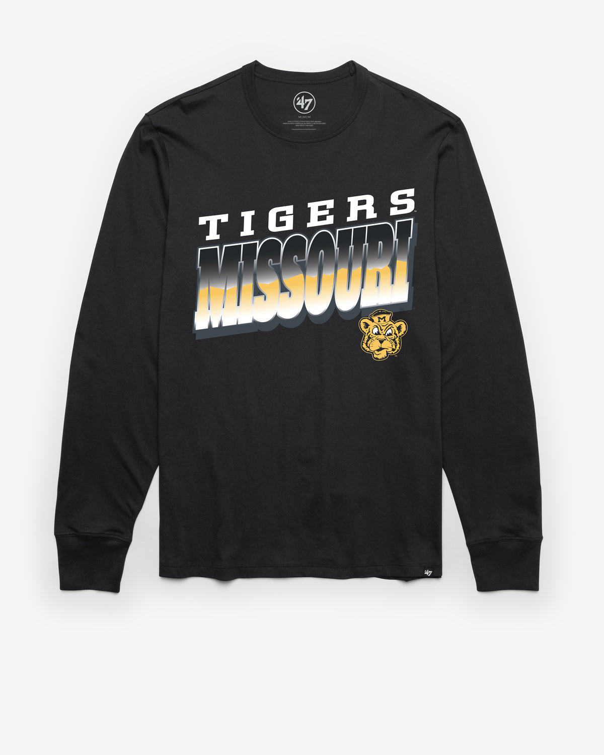 MISSOURI TIGERS VINTAGE POLISHED '47 FRANKLIN LONG SLEEVE TEE