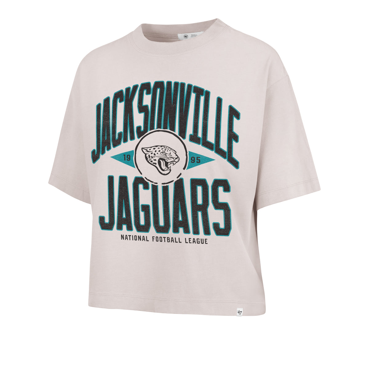 JACKSONVILLE JAGUARS WINDTHROW '47 RAVINE CROP TEE WOMENS