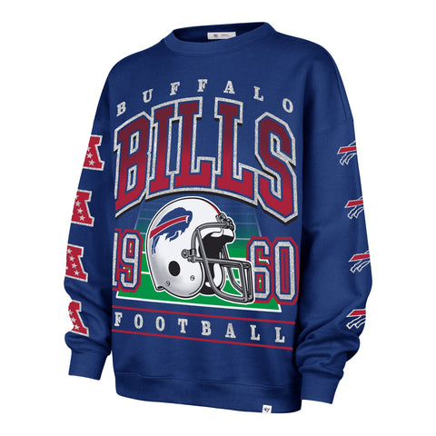 BUFFALO BILLS GO BIG '47 OVERSIZED CREW WOMENS