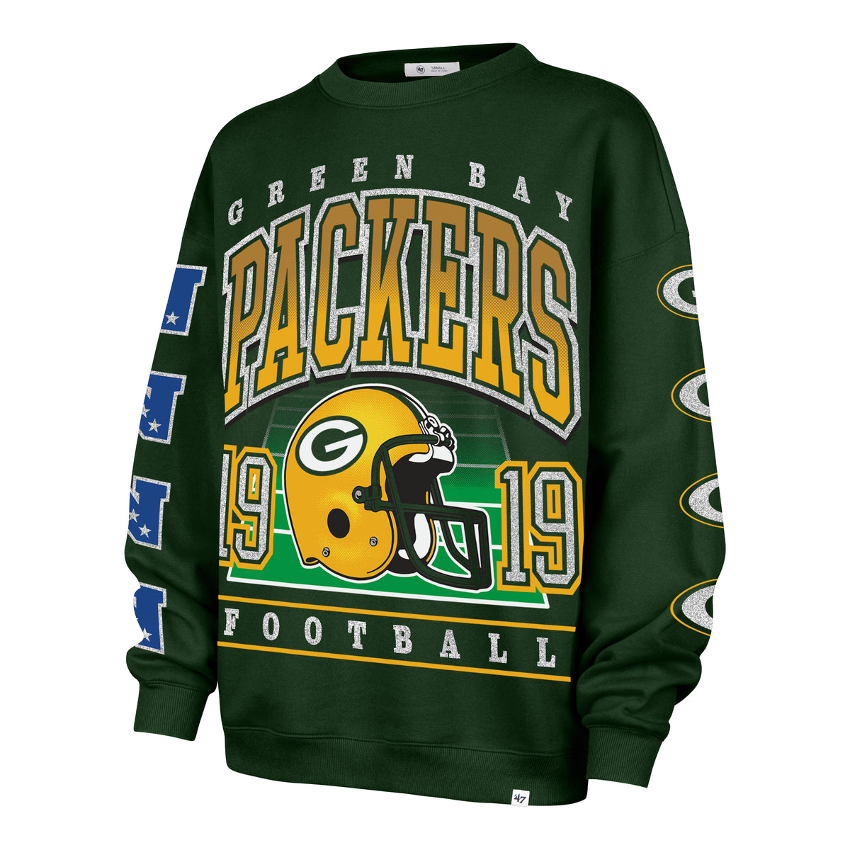 GREEN BAY PACKERS GO BIG '47 OVERSIZED CREW WOMENS