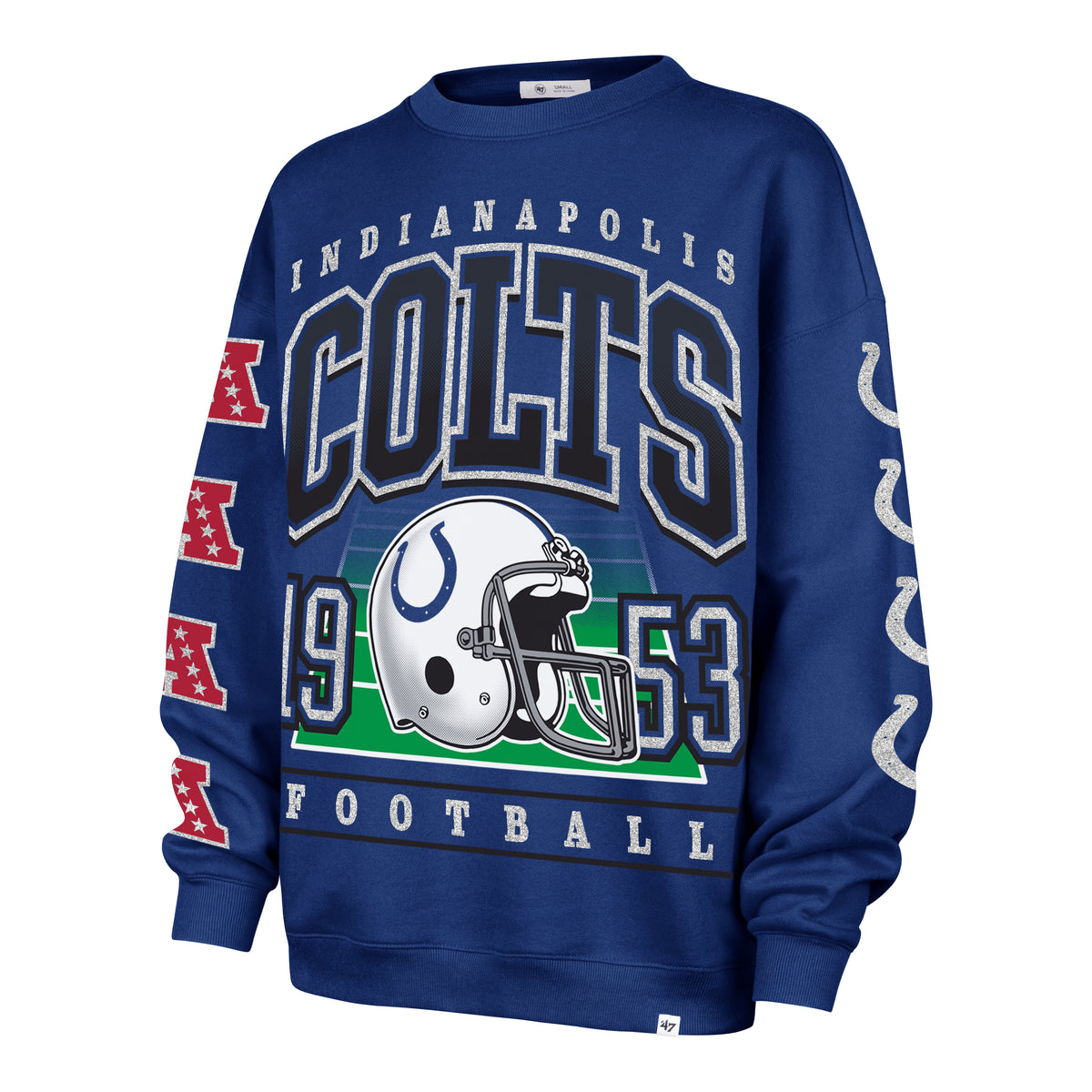 INDIANAPOLIS COLTS GO BIG '47 OVERSIZED CREW WOMENS