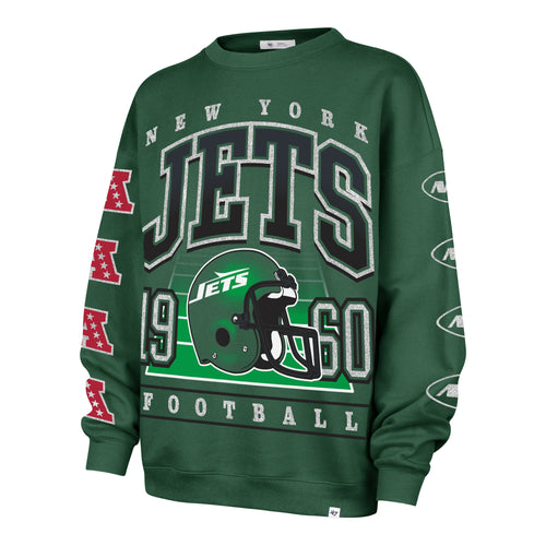 NEW YORK JETS GO BIG '47 OVERSIZED CREW WOMENS