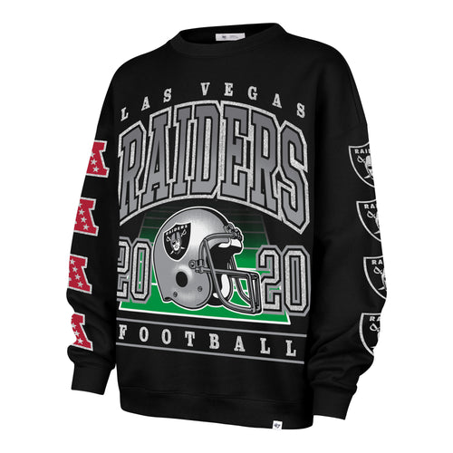 LAS VEGAS RAIDERS GO BIG '47 OVERSIZED CREW WOMENS