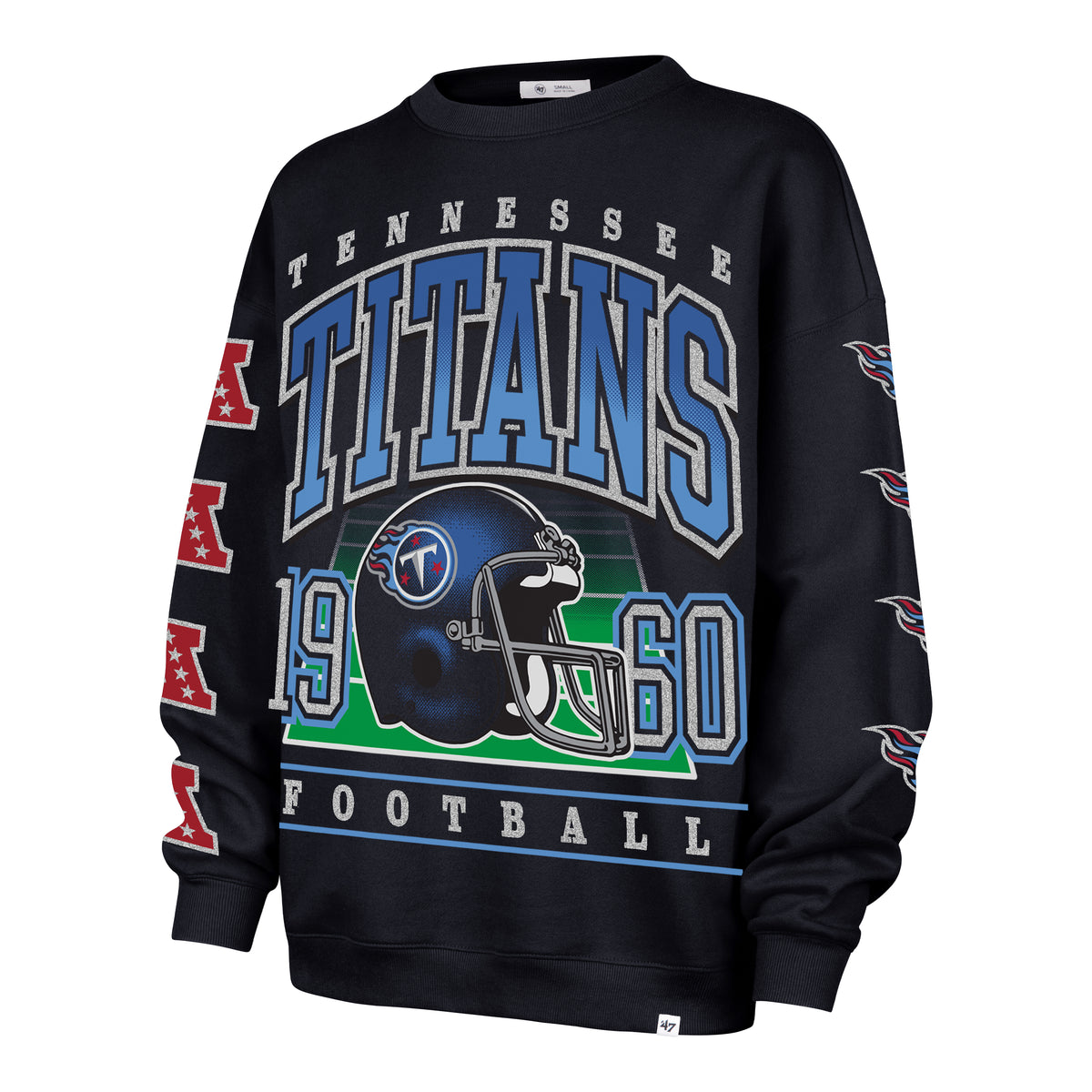 TENNESSEE TITANS GO BIG '47 OVERSIZED CREW WOMENS