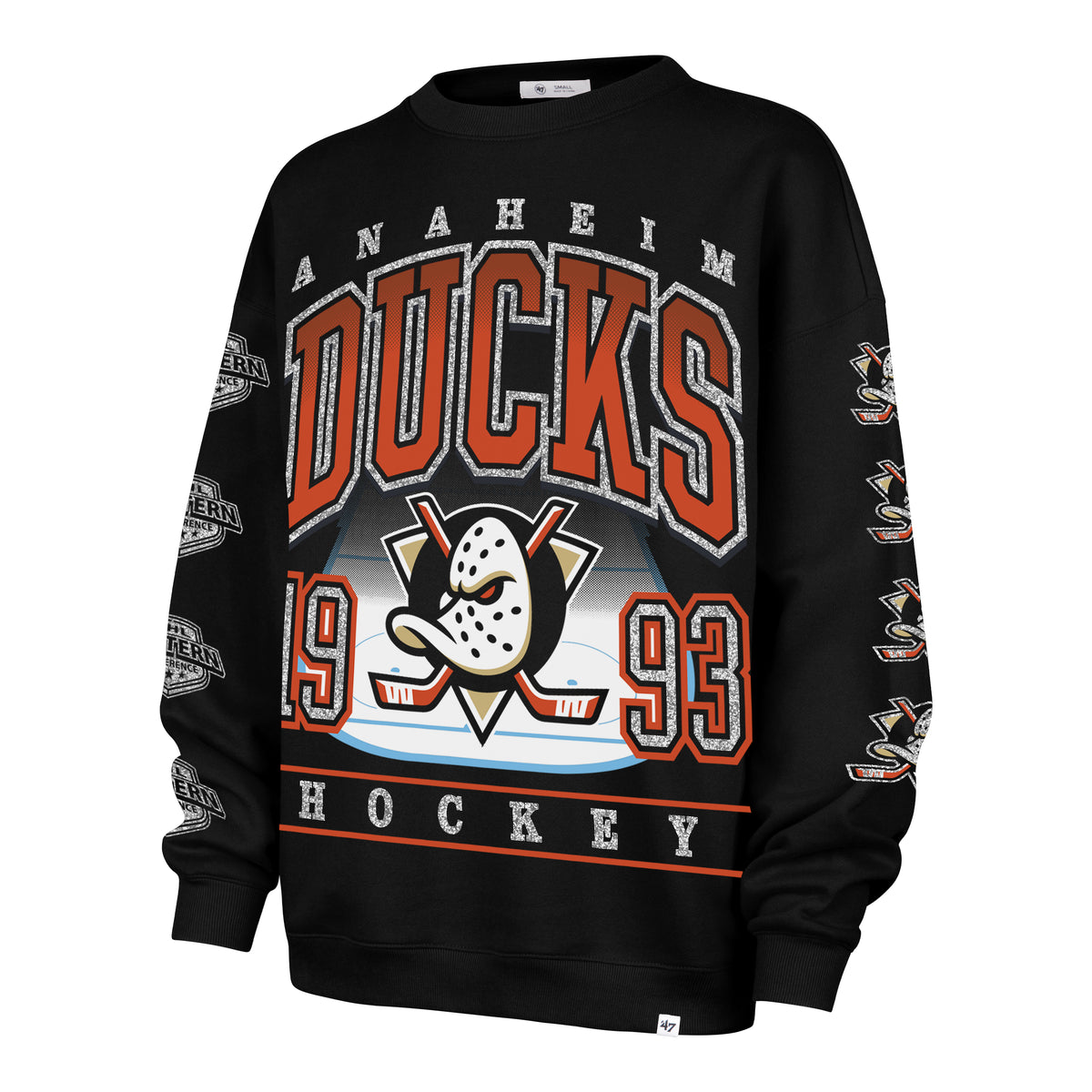 ANAHEIM DUCKS GO BIG '47 OVERSIZED CREW WOMENS