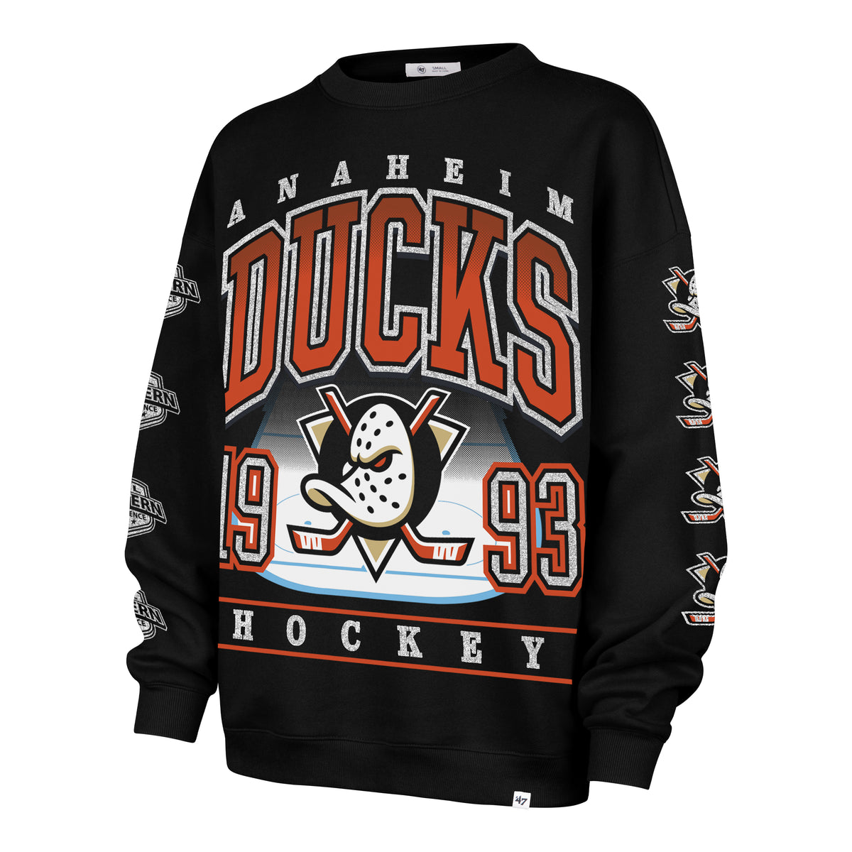 ANAHEIM DUCKS GO BIG '47 OVERSIZED CREW WOMENS