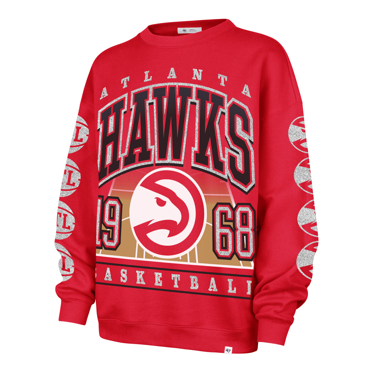 ATLANTA HAWKS GO BIG '47 OVERSIZED CREW WOMENS
