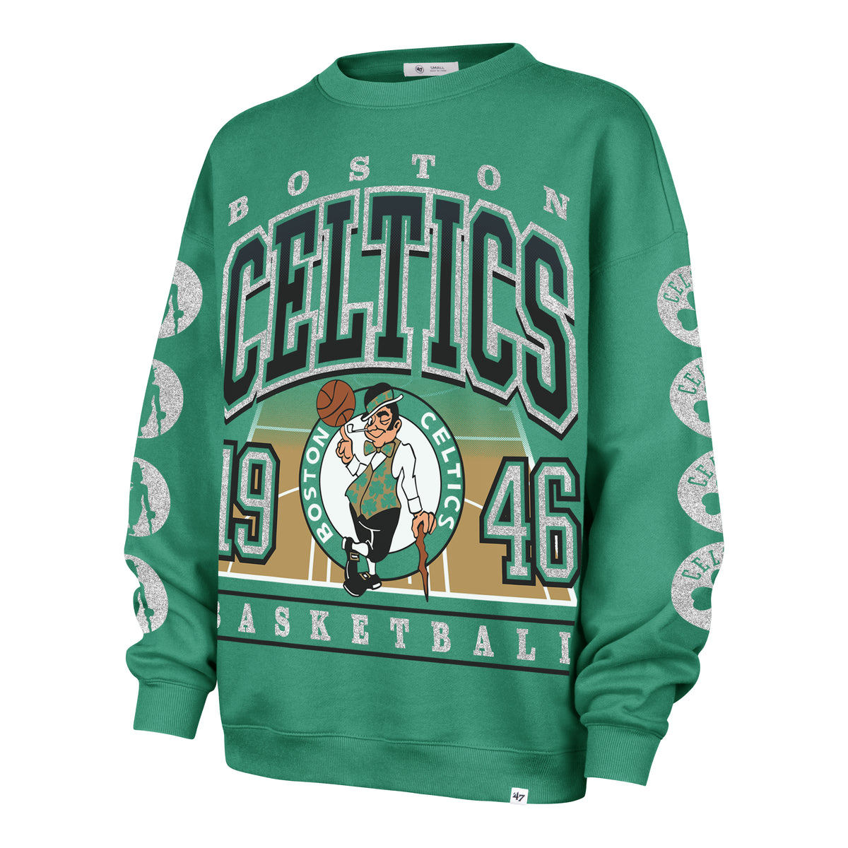 BOSTON CELTICS GO BIG '47 OVERSIZED CREW WOMENS