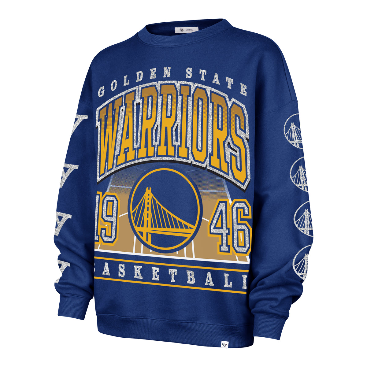 GOLDEN STATE WARRIORS GO BIG '47 OVERSIZED CREW WOMENS