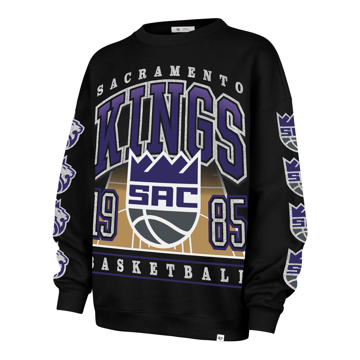 SACRAMENTO KINGS GO BIG '47 OVERSIZED CREW WOMENS