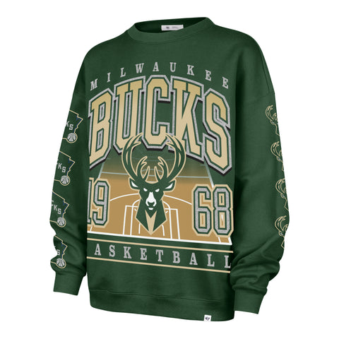 MILWAUKEE BUCKS GO BIG '47 OVERSIZED CREW WOMENS