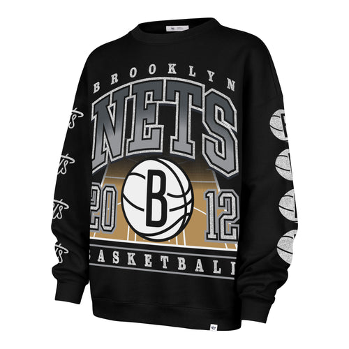 BROOKLYN NETS GO BIG '47 OVERSIZED CREW WOMENS