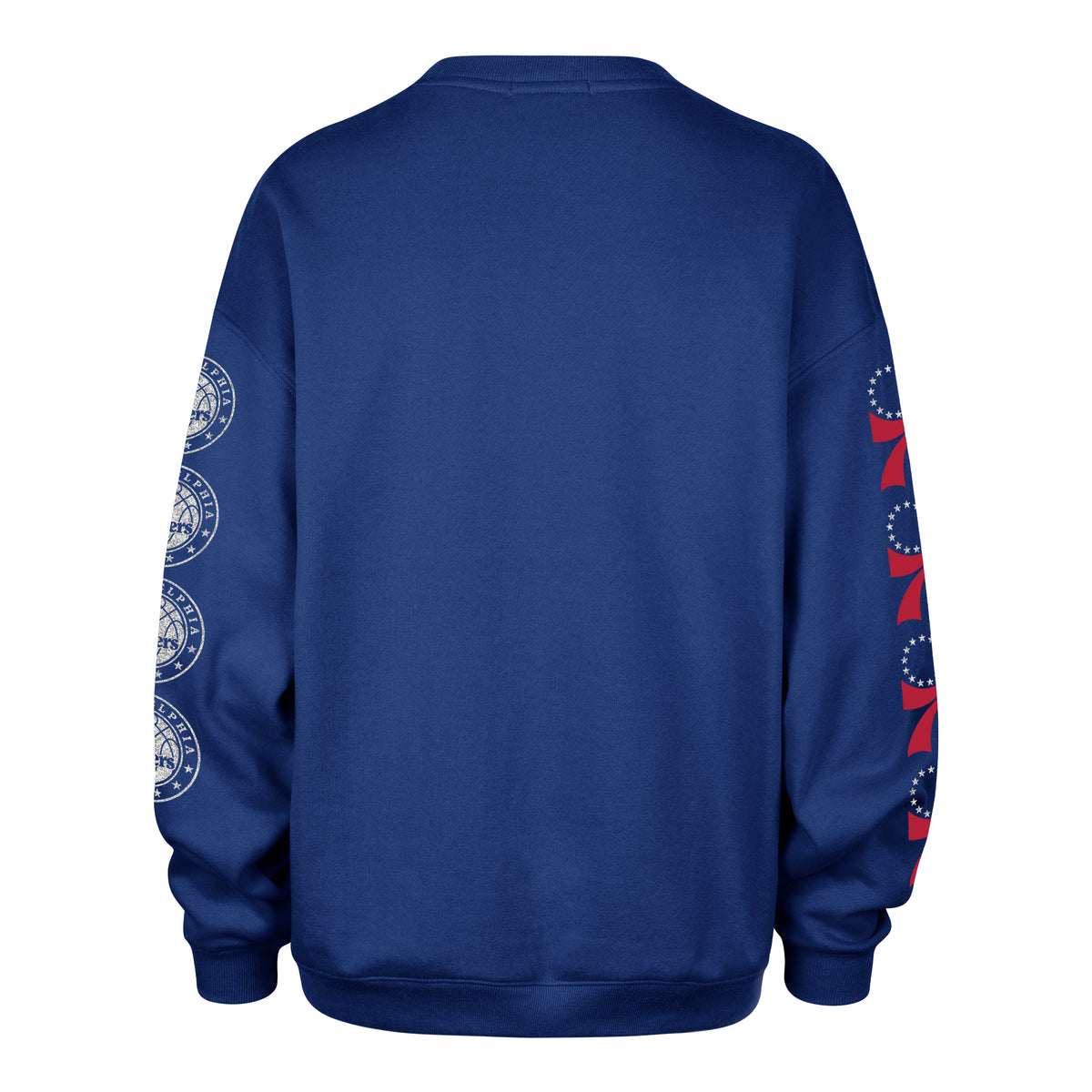 PHILADELPHIA 76ERS GO BIG OVERSIZED CREW WOMENS