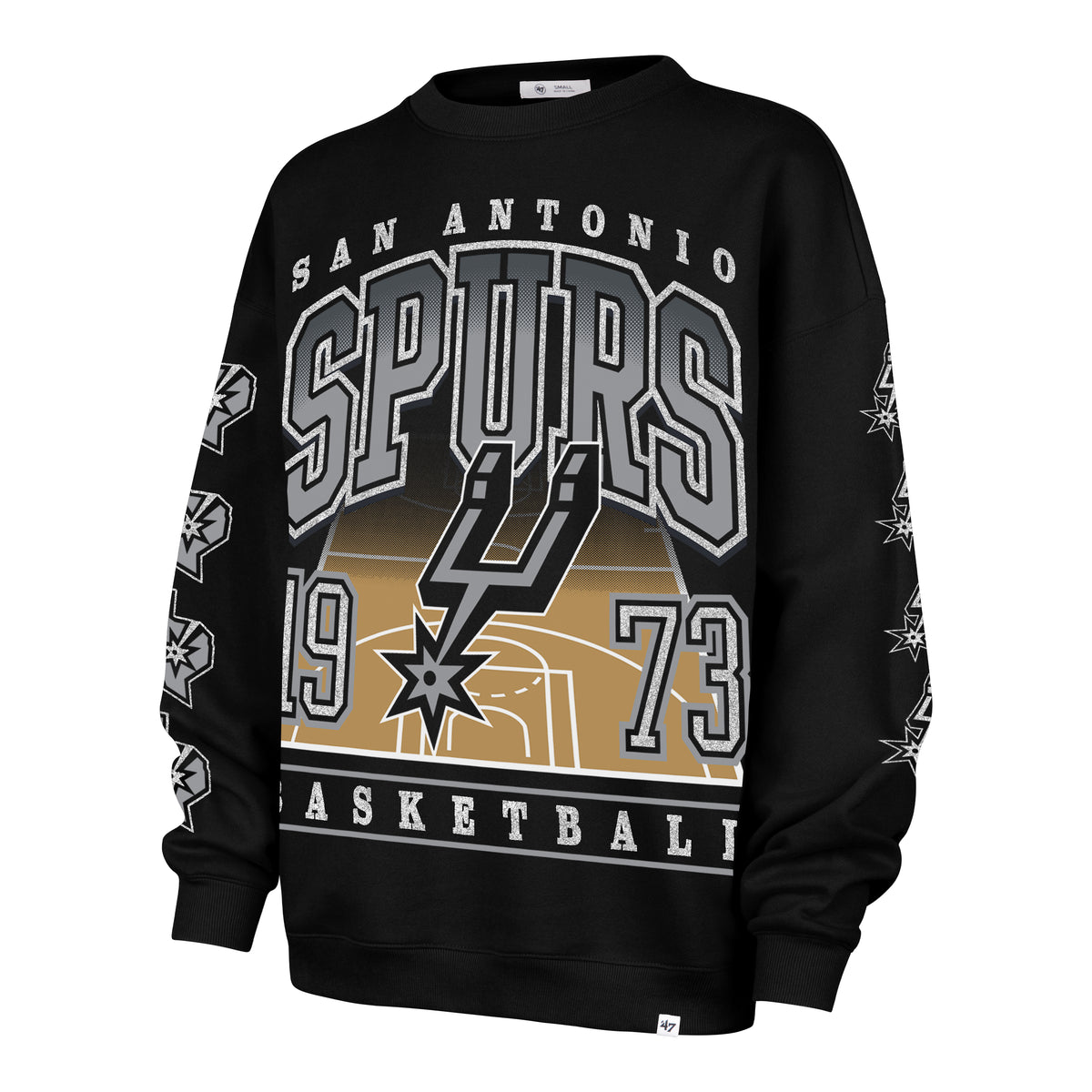 SAN ANTONIO SPURS GO BIG '47 OVERSIZED CREW WOMENS