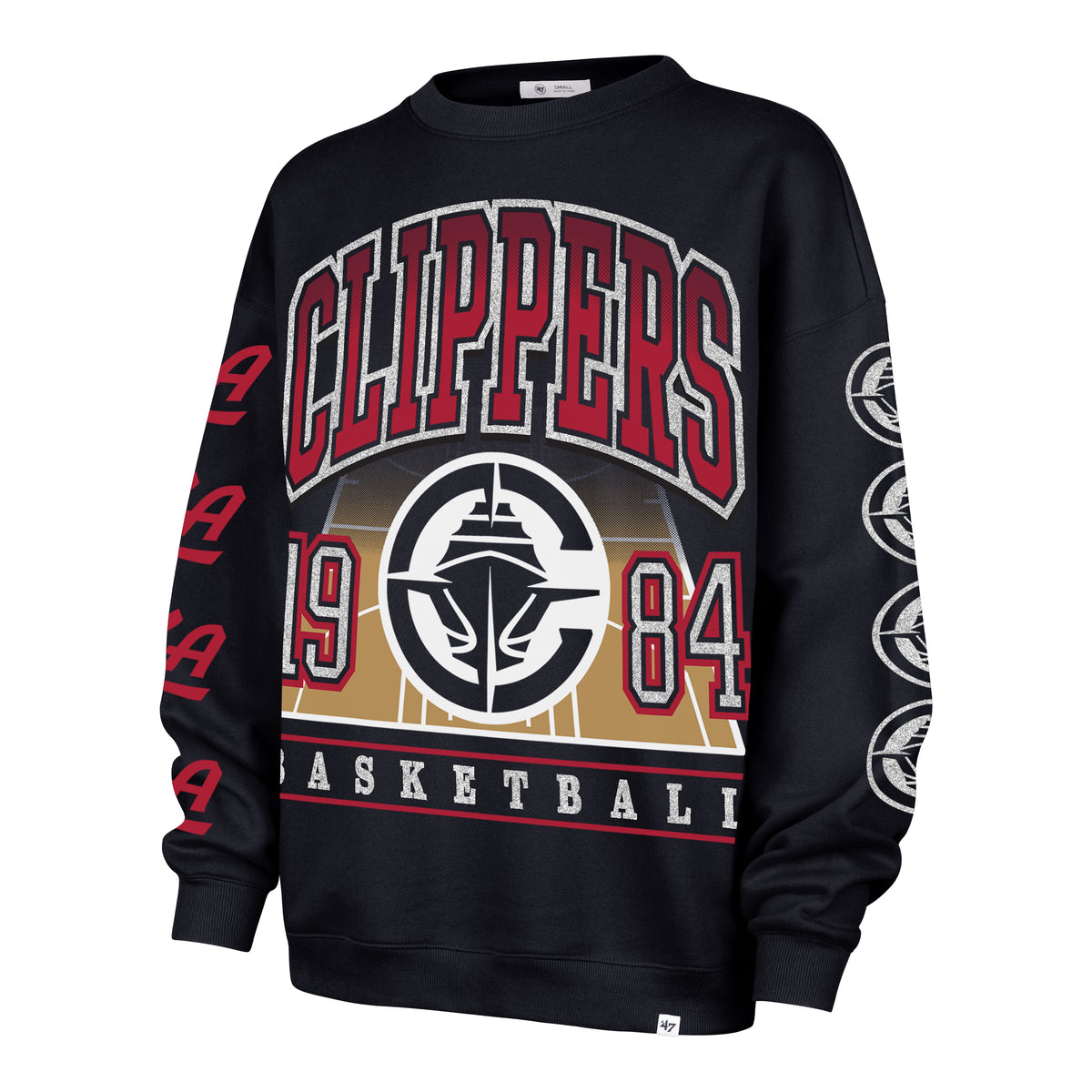 LOS ANGELES CLIPPERS GO BIG '47 OVERSIZED CREW WOMENS