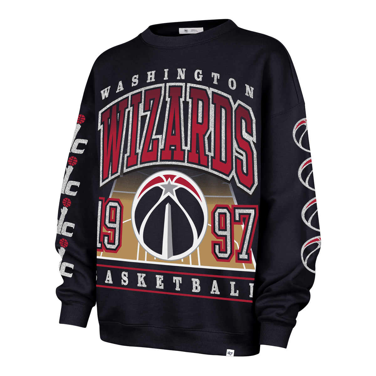 WASHINGTON WIZARDS GO BIG '47 OVERSIZED CREW WOMENS