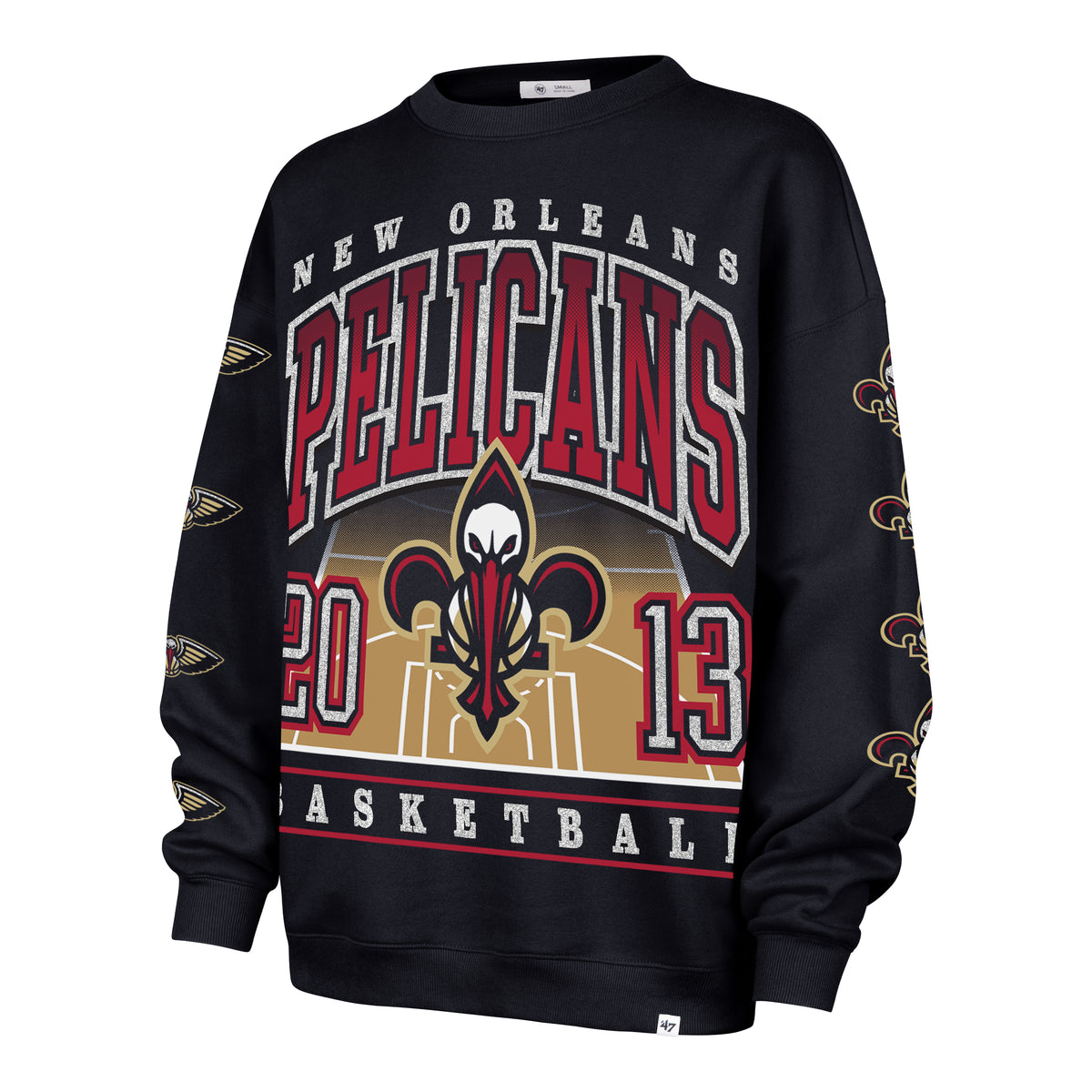 NEW ORLEANS PELICANS GO BIG '47 OVERSIZED CREW WOMENS
